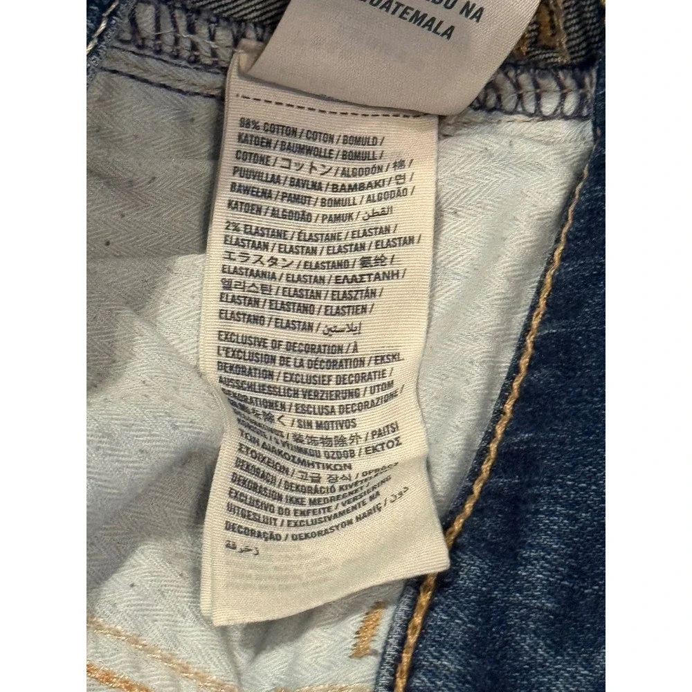 Abercrombie Kids Girls Blue Bootcut Jeans Slim Fit Size 16 Slim Medium Wash